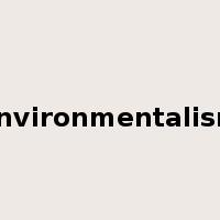 environmentalism是什么意思