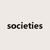 societies是什么意思