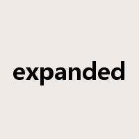 expanded是什么意思