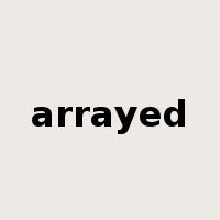 arrayed是什么意思