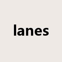 lanes是什么意思