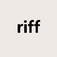 riff是什么意思