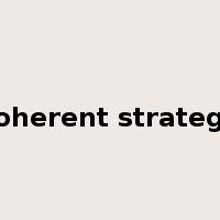 coherent strategy是什么意思
