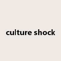 culture shock是什么意思