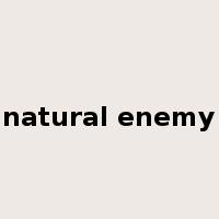 natural enemy是什么意思