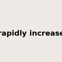 rapidly increase是什么意思