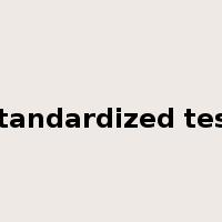 standardized test是什么意思
