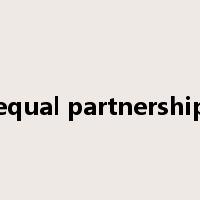 equal partnership是什么意思
