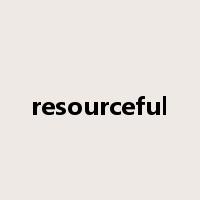 resourceful是什么意思