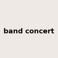 band concert是什么意思