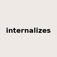 internalizes是什么意思