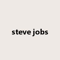 steve jobs是什么意思
