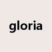 gloria是什么意思