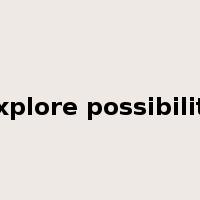 explore possibility是什么意思