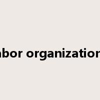 labor organizations是什么意思