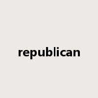 republican是什么意思