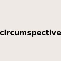 circumspective是什么意思