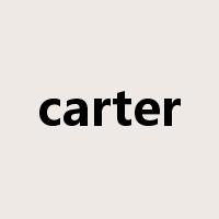 carter是什么意思