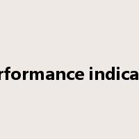performance indicator是什么意思