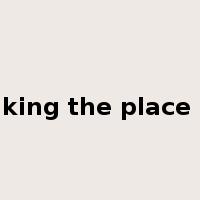 taking the place of是什么意思