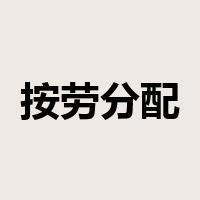 按劳分配是什么意思