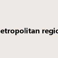 metropolitan region是什么意思