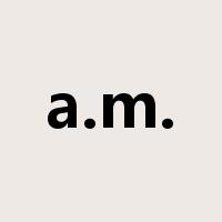 a.m.是什么意思