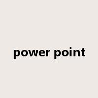 power point是什么意思