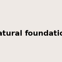 natural foundation是什么意思