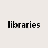 libraries是什么意思