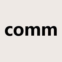 comm是什么意思