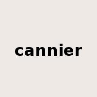 cannier是什么意思