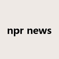 npr news是什么意思