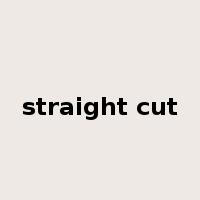 straight cut是什么意思