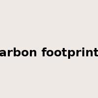 carbon footprints是什么意思