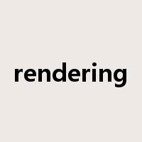 rendering是什么意思