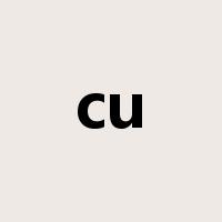 cu是什么意思