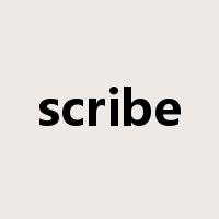scribe是什么意思