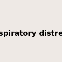 respiratory distress是什么意思