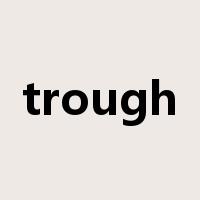 trough是什么意思