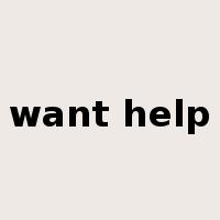 want help是什么意思