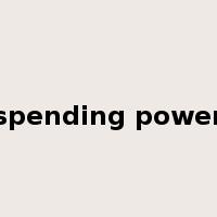 spending power是什么意思