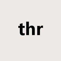 thr是什么意思