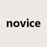novice是什么意思
