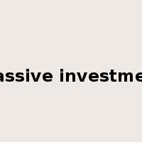 massive investment是什么意思