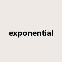 exponential是什么意思