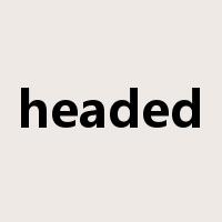headed是什么意思