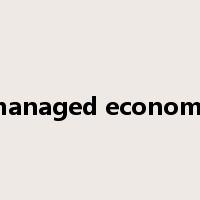 managed economy是什么意思