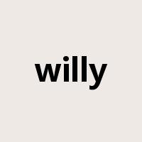 willy是什么意思