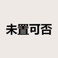 未置可否是什么意思